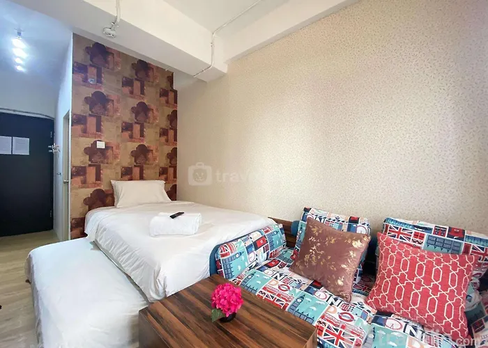 Scandinavian Studio Room At Grand Asia Afrika Apartment By Travelio